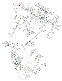 Chute & Handle Assembly parts for Columbia Snow Thrower 31AH9574897 / 2009 from AppliancePartsPros.com