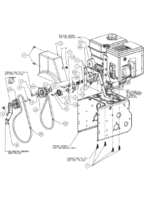 Engine Drive parts for Columbia Snow Thrower 31AH9774897 / 2014 from AppliancePartsPros.com