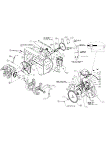 Impeller parts for Columbia Snow Thrower 31AH9774897 / 2014 from AppliancePartsPros.com