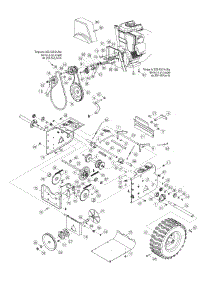 Drive Assembly parts for Columbia Snow Thrower 31AH9Z74597 / 2008 from AppliancePartsPros.com