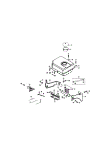 483-Sua Fuel Tank & Mounting parts for Columbia Snow Thrower 31AH55K4897 / 2011 from AppliancePartsPros.com