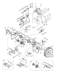Drive System parts for Columbia Snow Thrower 31AH55K4897 / 2011 from AppliancePartsPros.com