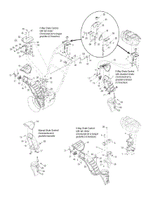 Chute Controls Assembly parts for Columbia Snow Thrower 31AH6ZK4597 / 2008 from AppliancePartsPros.com