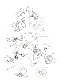 Drive Assembly parts for Columbia Snow Thrower 31AH6ZK4597 / 2008 from AppliancePartsPros.com