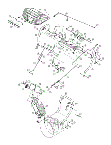 Chute & Handle Panel parts for Columbia Snow Thrower 31AH9575897 / 2011 from AppliancePartsPros.com