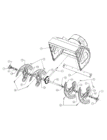 Auger & Shave Plate parts for Columbia Snow Thrower 31AH9775897 / 2014 from AppliancePartsPros.com
