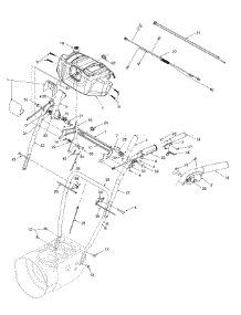 Handle Panel Assembly parts for Columbia Snow Thrower 31AH55K5897 / 2009 from AppliancePartsPros.com