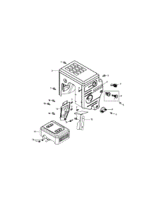 483-Su-10 Muffler & Controls parts for Columbia Snow Thrower 31AH55K5897 / 2010 from AppliancePartsPros.com