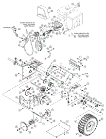 Drive Assembly parts for Columbia Snow Thrower 31AH9576897 / 2009 from AppliancePartsPros.com