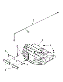 Handle Panel parts for Columbia Snow Thrower 31AH9576897 / 2009 from AppliancePartsPros.com