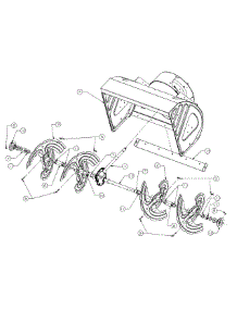 Auger & Shave Plate parts for Columbia Snow Thrower 31AH9776897 / 2014 from AppliancePartsPros.com