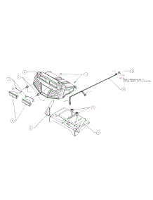 Light & Cover parts for Columbia Snow Thrower 31AH9776897 / 2014 from AppliancePartsPros.com