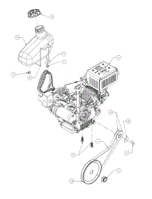 Engine Accessories parts for Columbia Snow Thrower 31AM2T6D897 / 2014 from AppliancePartsPros.com