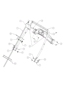 Handle parts for Columbia Snow Thrower 31AM2T6D897 / 2014 from AppliancePartsPros.com