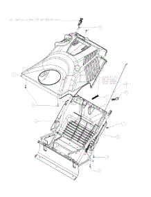 Shroud parts for Columbia Snow Thrower 31AM2T6D897 / 2014 from AppliancePartsPros.com