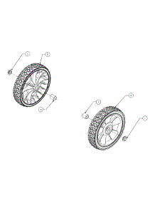 Wheels parts for Columbia Snow Thrower 31AM2T6D897 / 2014 from AppliancePartsPros.com