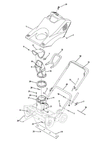 General Assembly parts for Columbia Snow Thrower 31A-2M1A897 / 2009 from AppliancePartsPros.com