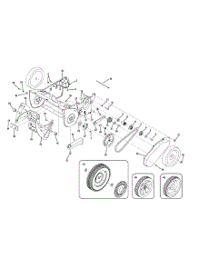 Drive Assembly parts for Columbia Snow Thrower 31AM2P5B597 / 2008 from AppliancePartsPros.com