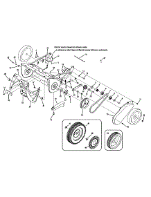 Drive Assembly parts for Columbia Snow Thrower 31AM2P5B897 / 2009 from AppliancePartsPros.com