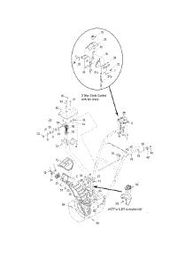 Chute Control 2 Way parts for Columbia Snow Thrower 31AH54K3897 / 2010 from AppliancePartsPros.com