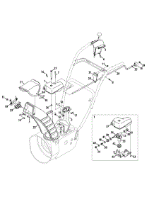 Chute 2-Way Extended parts for Columbia Snow Thrower 31AH54K3897 / 2012 from AppliancePartsPros.com