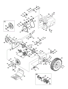 Drive System parts for Columbia Snow Thrower 31AH54K3897 / 2012 from AppliancePartsPros.com