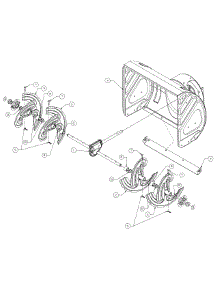 Auger & Housing parts for Columbia Snow Thrower 31AM53K2897 / 2014 from AppliancePartsPros.com