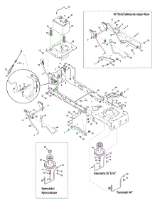 Frame & Battery parts for Columbia Lawn Tractor 13AC76GF897 / 2011 from AppliancePartsPros.com
