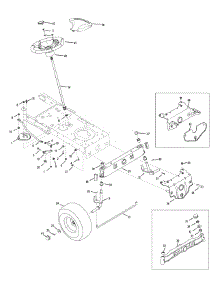 Steering & Front Axle parts for Columbia Lawn Tractor 13AC76GF897 / 2011 from AppliancePartsPros.com