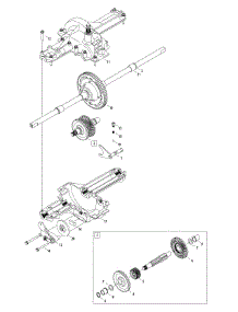 Transmission parts for Columbia Lawn Tractor 13AC76GF897 / 2011 from AppliancePartsPros.com