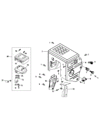 490-Wua Muffler & Controls parts for Columbia Snow Thrower 31AH57K9897 / 2014 from AppliancePartsPros.com