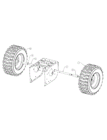 Wheels parts for Columbia Snow Thrower 31AH57K9897 / 2014 from AppliancePartsPros.com