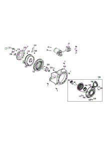 490-Wua Starter & Blower Housing parts for Columbia Snow Thrower 31AH57K9897 / 2015 from AppliancePartsPros.com