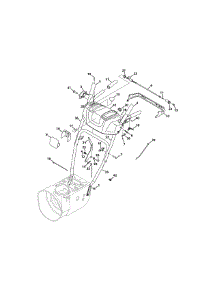 Handle & Frame parts for Columbia Snow Thrower 31AH57K9897 / 2015 from AppliancePartsPros.com