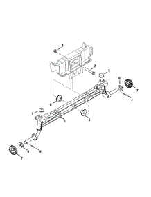 Front Axle parts for Columbia Garden Tractor 14A7A3KW897 / 2015 from AppliancePartsPros.com