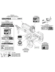 Label Map parts for Columbia Log Splitter 24BF572B897 / 2015 from AppliancePartsPros.com