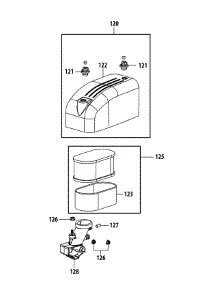 4P90hua Air Intake parts for Columbia Lawn Tractor 13A277KF897 / 2015 from AppliancePartsPros.com