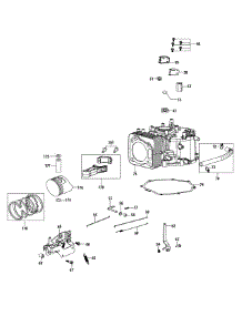 4P90hub Crankcase parts for Columbia Lawn Tractor 13A277KF897 / 2015 from AppliancePartsPros.com