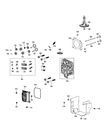 4P90hub Cylinder Head parts for Columbia Lawn Tractor 13A277KS897 / 2015 from AppliancePartsPros.com
