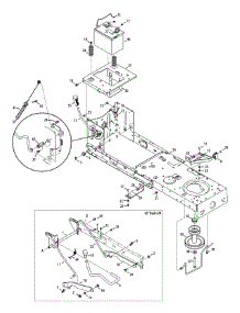 Frame And Pto Lift parts for Columbia Lawn Tractor 13A879KS897 / 2015 from AppliancePartsPros.com