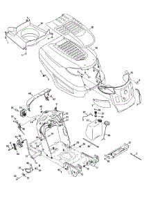 Hood parts for Columbia Lawn Tractor 13A878KT897 / 2015 from AppliancePartsPros.com
