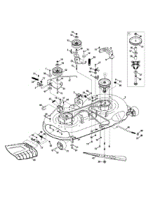 Mower Deck 46-Inch parts for Columbia Lawn Tractor 13A878KT897 / 2015 from AppliancePartsPros.com