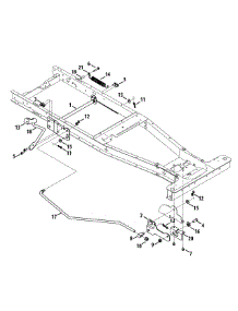 Deck Lift parts for Columbia Lawn Tractor 13A226JD897 / 2014 from AppliancePartsPros.com