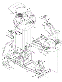Frame & Fender parts for Columbia Lawn Tractor 13A226JD897 / 2014 from AppliancePartsPros.com