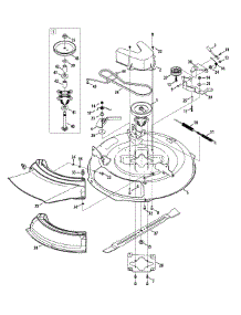 Mower Deck 30-Inch parts for Columbia Lawn Tractor 13A226JD897 / 2014 from AppliancePartsPros.com