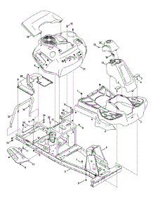 Frame & Fender parts for Columbia Lawn Tractor 13A226JD897 / 2015 from AppliancePartsPros.com