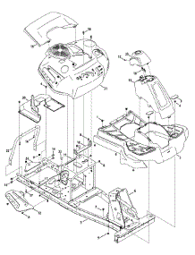 Frame & Fender parts for Columbia Lawn Tractor 13AC26JD897 / 2013 from AppliancePartsPros.com