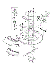 Mower Deck parts for Columbia Lawn Tractor 13AC26JD897 / 2013 from AppliancePartsPros.com