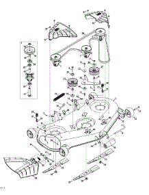 Mower Deck 54-Inch parts for Columbia Lawn Tractor 13AQA2KW897 / 2015 from AppliancePartsPros.com