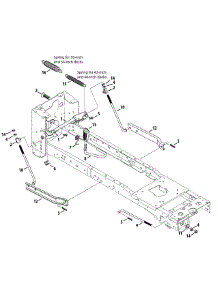 Deck Lift parts for Columbia Lawn Tractor 13AXA1KS897 / 2015 from AppliancePartsPros.com
